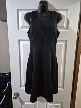 Mossimo Supply Co. Black Sleeveless Fit-and-Flare Dress